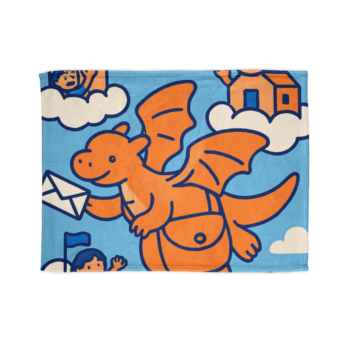 Cloud City Dragon Mail trendy patterned blankets