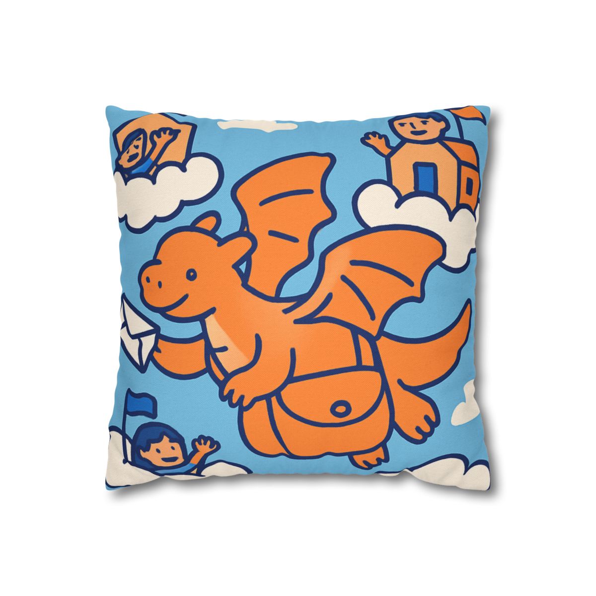 Cloud City Dragon Mail personalized pillow covers