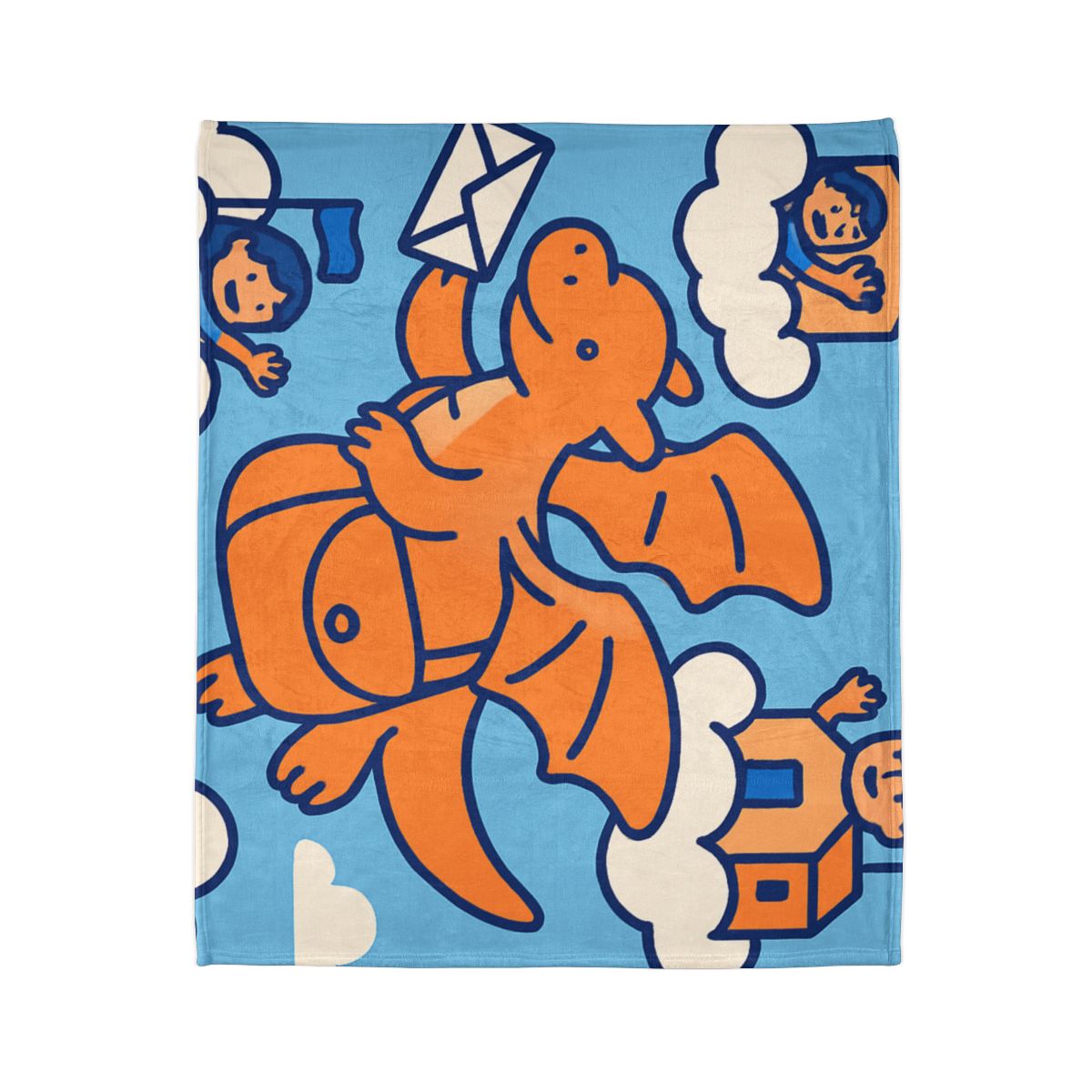 Cloud City Dragon Mail trendy patterned blankets