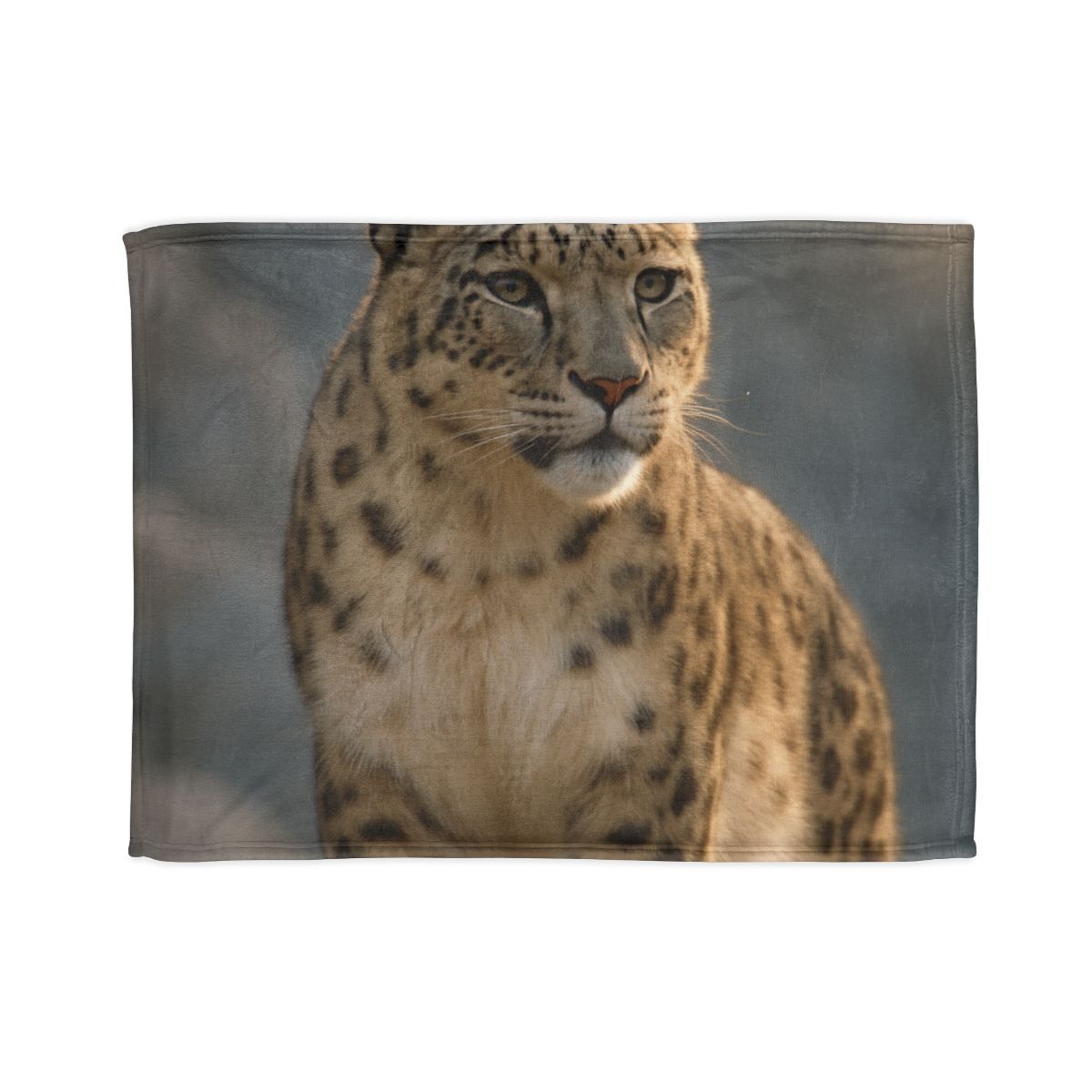 Cloud Crest Snow Leopard decorative home blankets