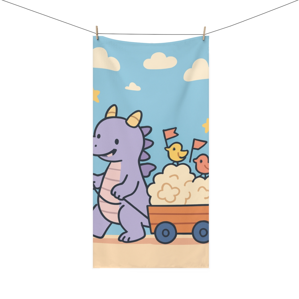 Cloud Garden Dragon Parade soft cotton towels