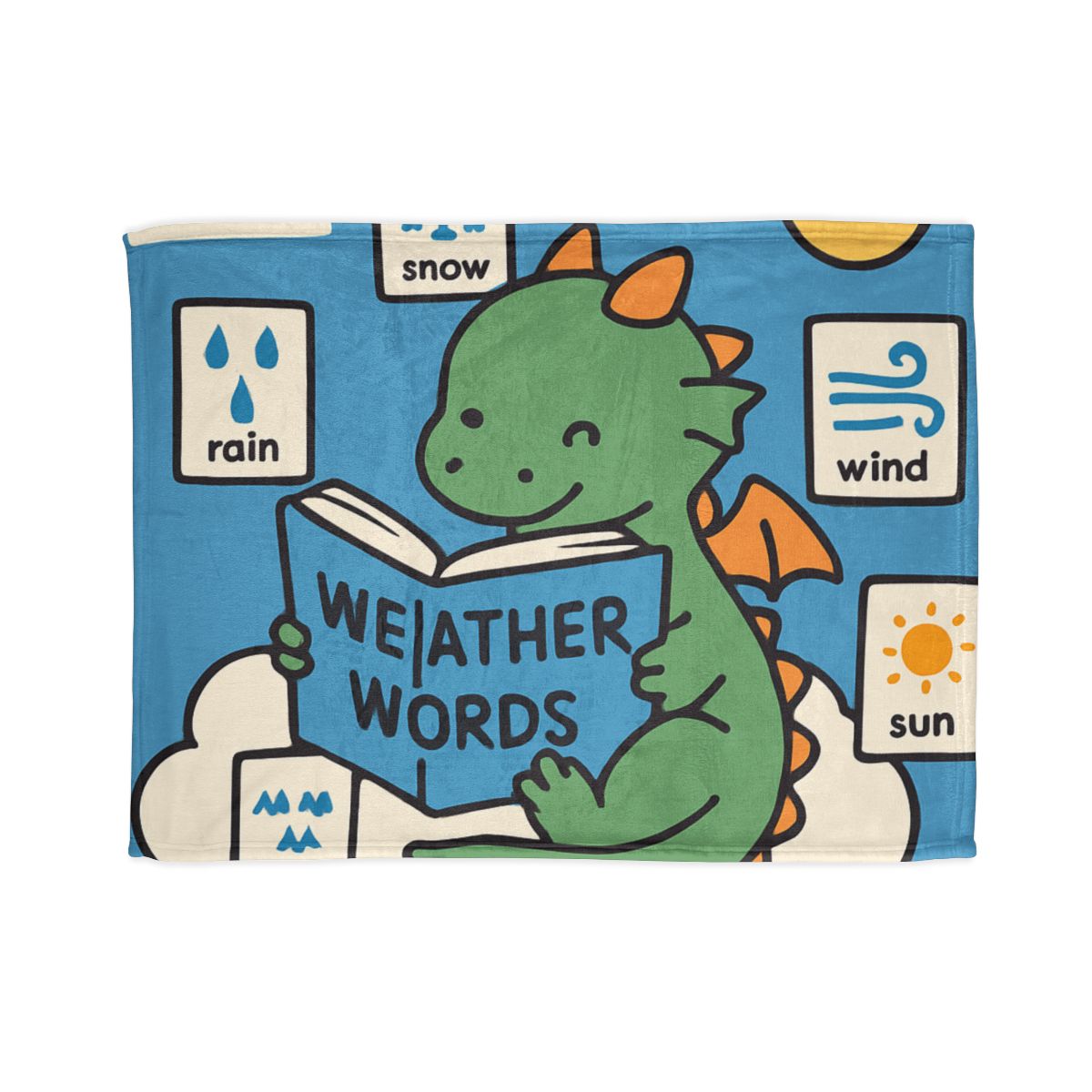 Cloud Library Dragon soft fleece blankets