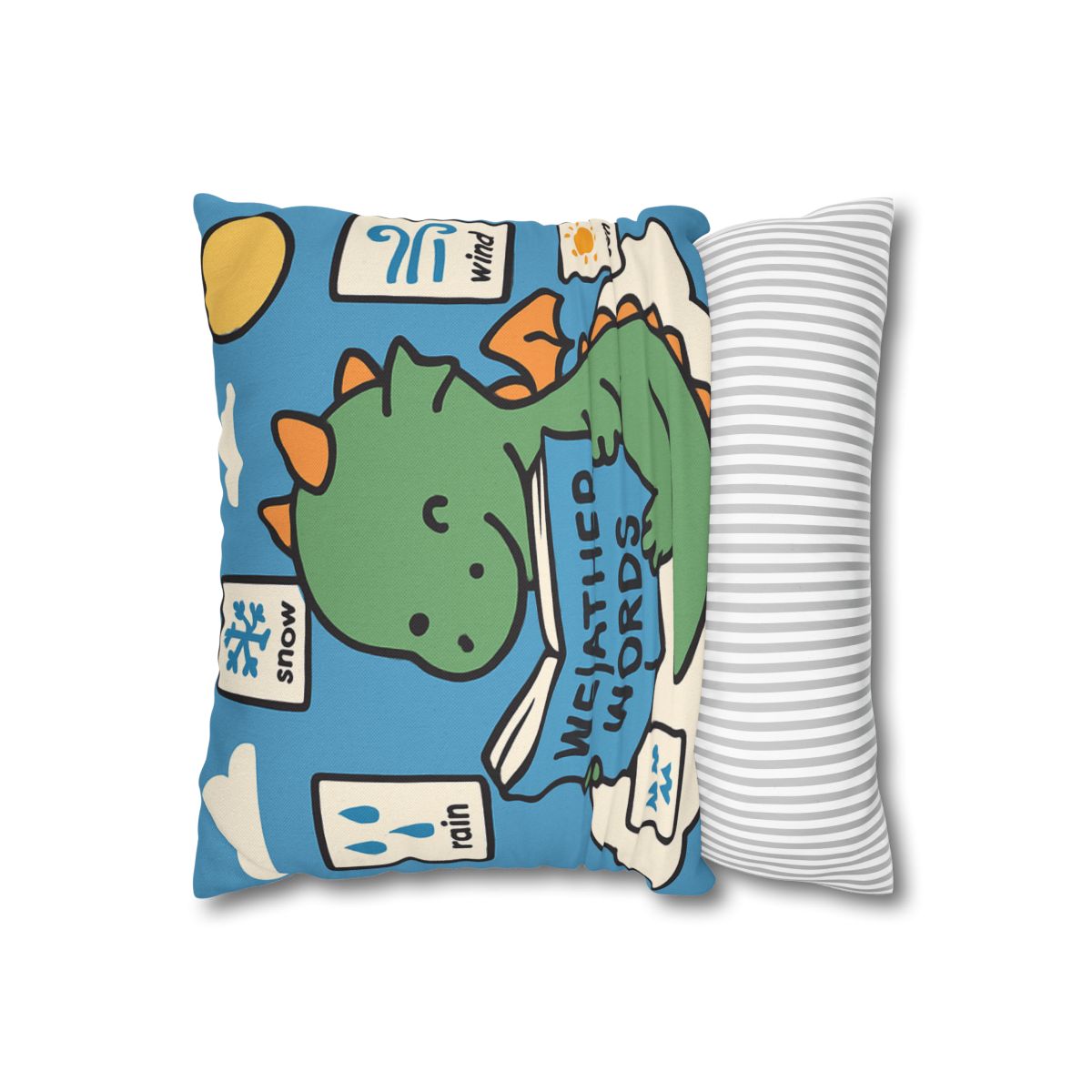 Cloud Library Dragon designer print pillow cases