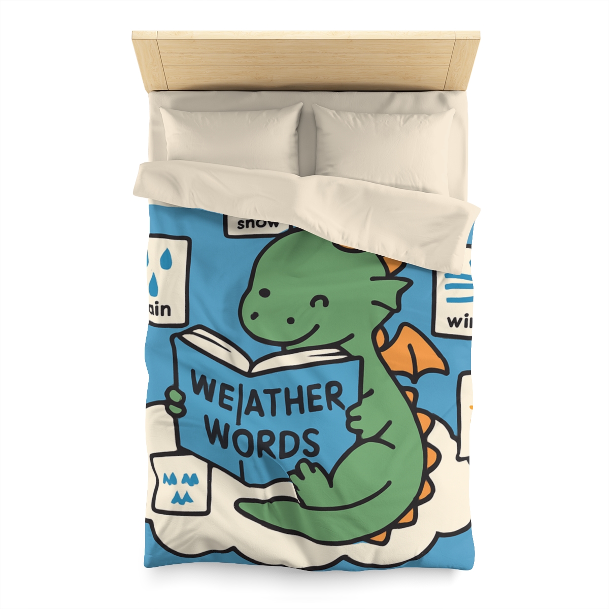 Cloud Library Dragon custom duvets