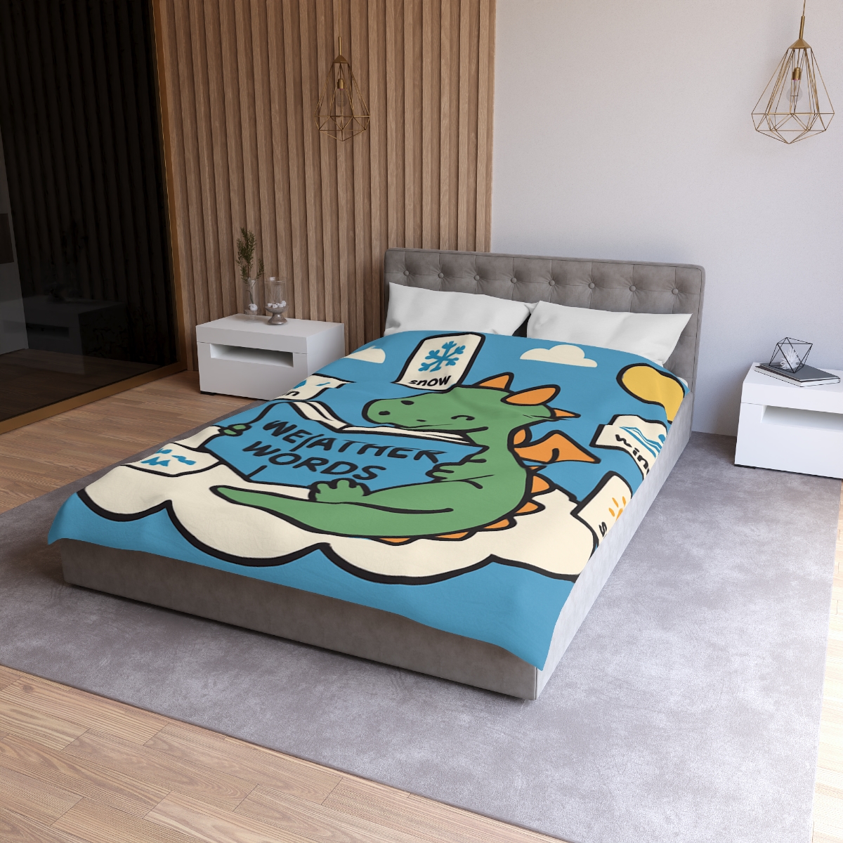 Cloud Library Dragon custom duvets