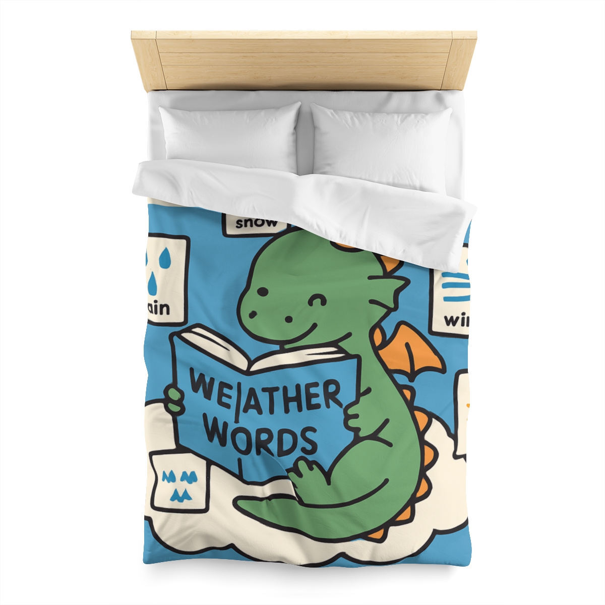 Cloud Library Dragon custom duvets