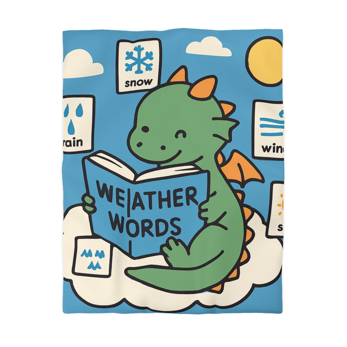 Cloud Library Dragon custom duvets