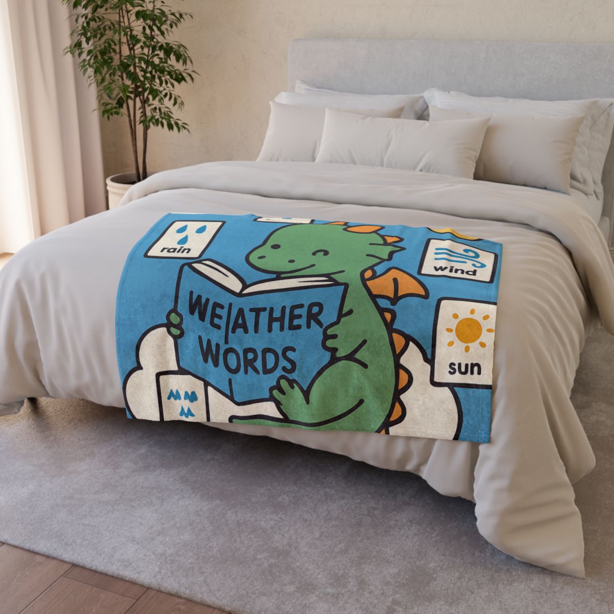 Cloud Library Dragon soft fleece blankets