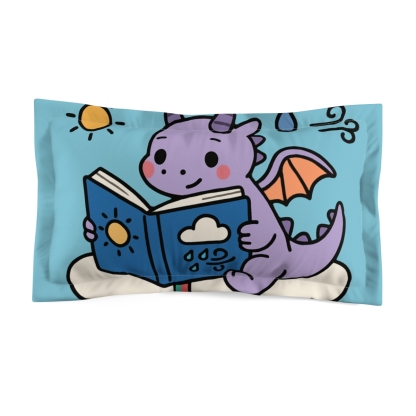 Cloud Library Dragon Reads Weather Maps comfortable bed pillows