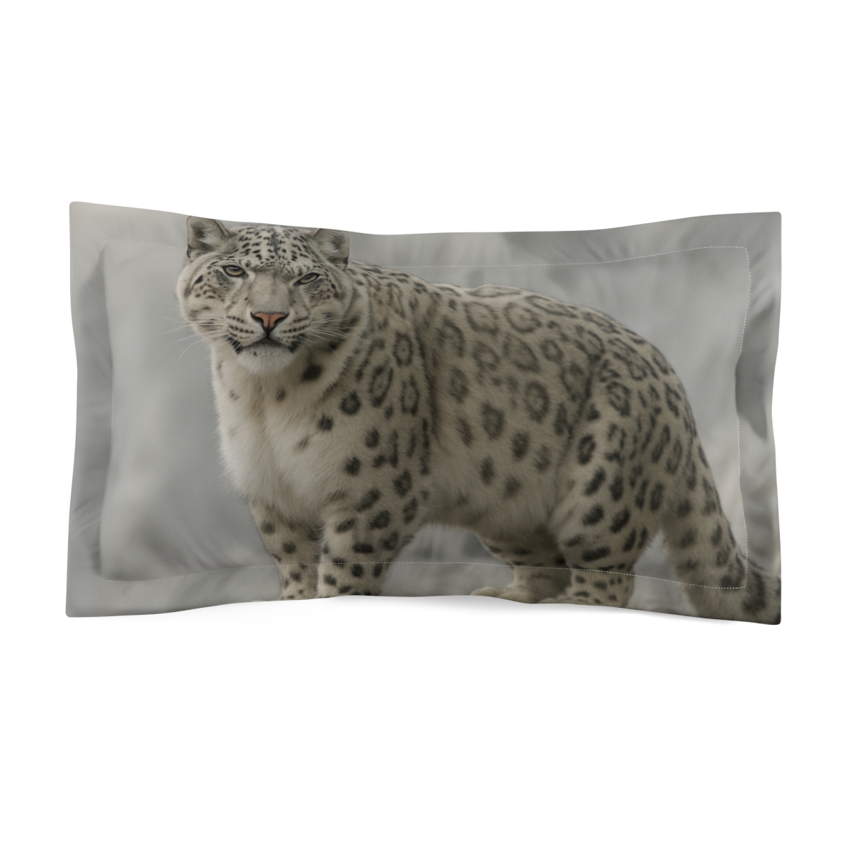 Cloud Peak Ghost Snow Leopard stylish throw pillows