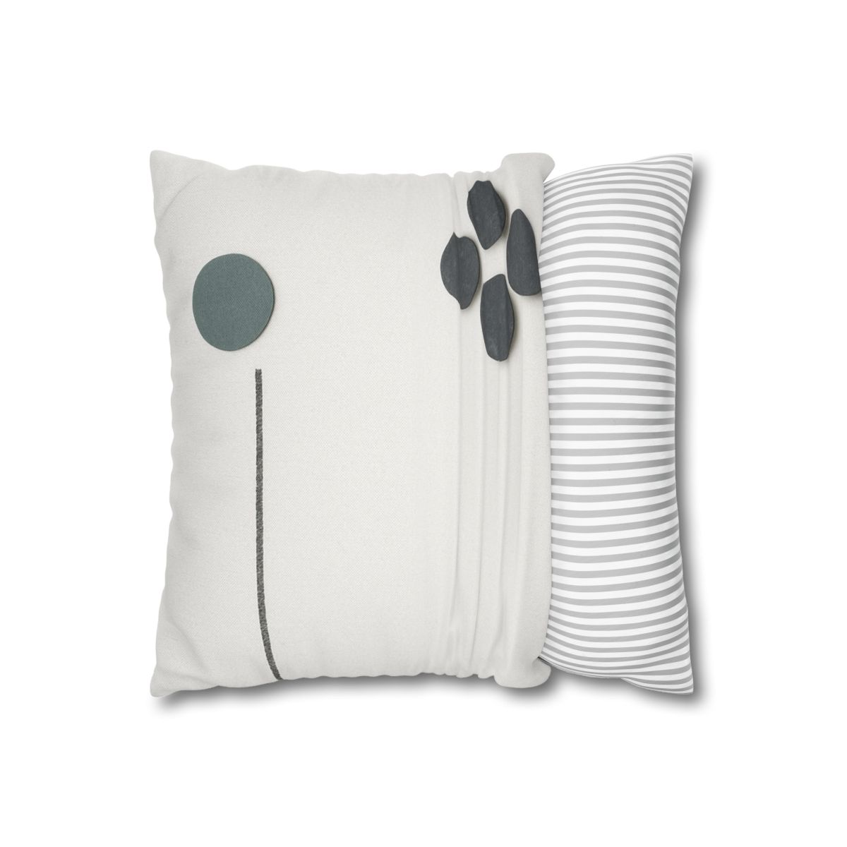 Clustered Dots With Broken Line trendy patterned pillow cases