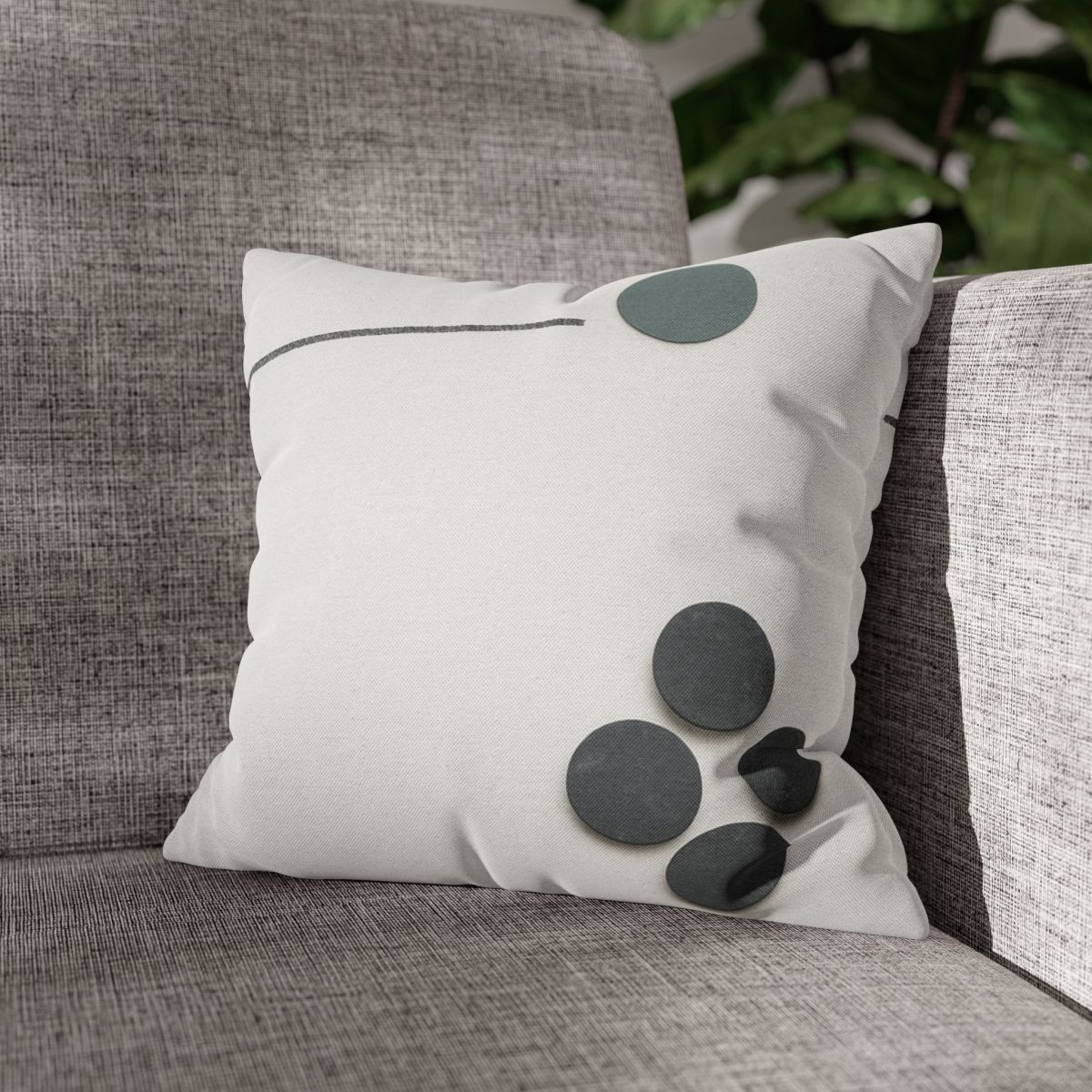 Clustered Dots With Broken Line trendy patterned pillow cases