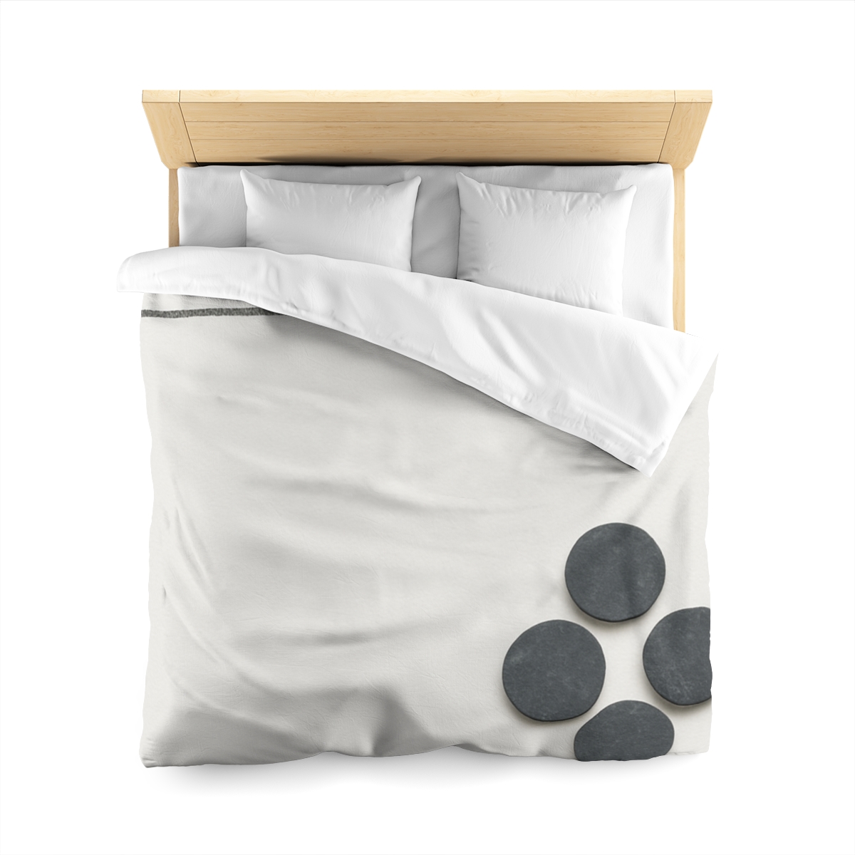 Clustered Dots With Broken Line warm winter duvets