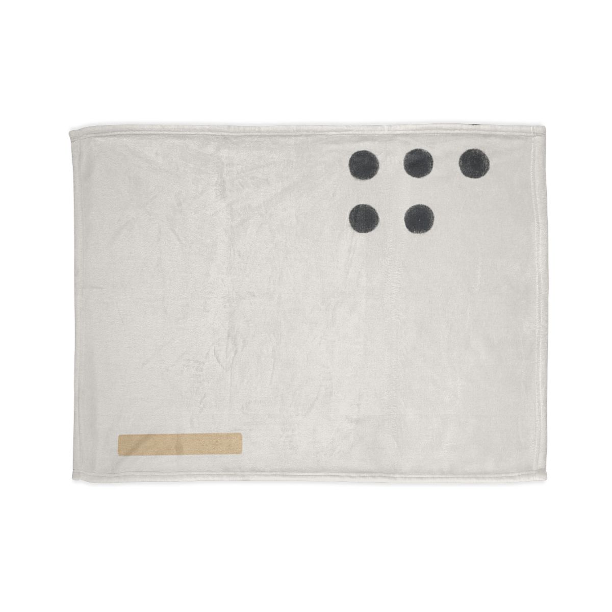 Clustered Dots With Missing Beat personalized cozy blankets