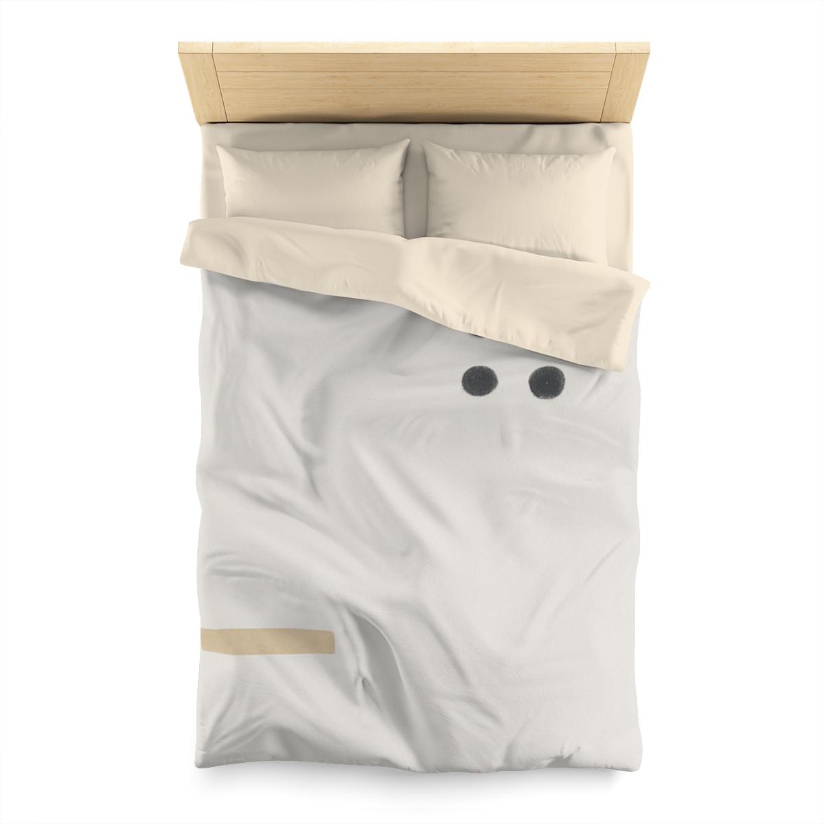 Clustered Dots With Missing Beat custom duvets