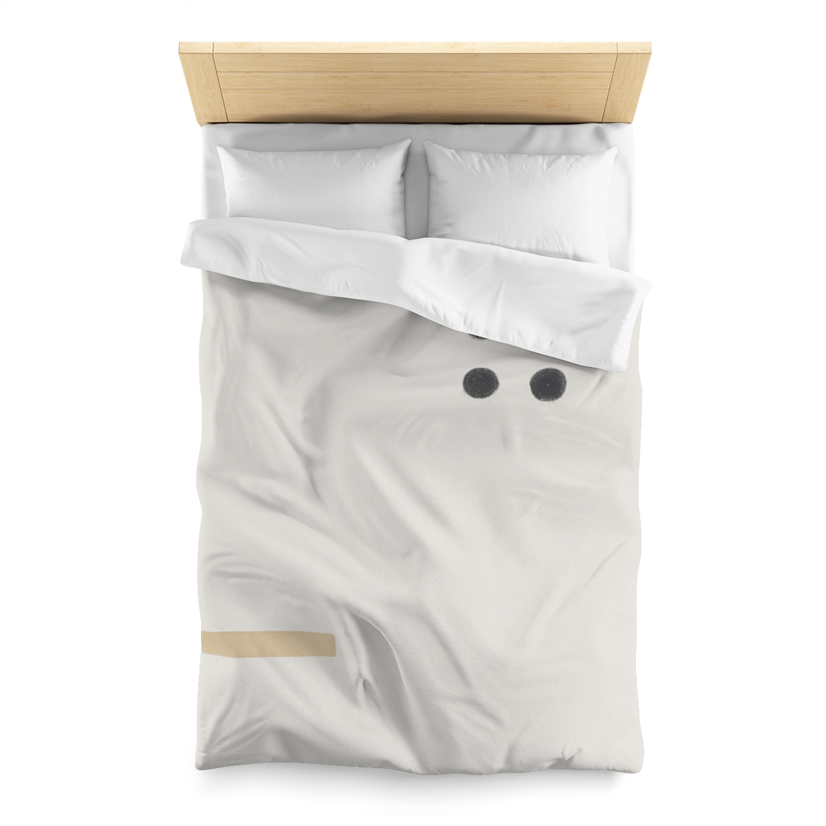 Clustered Dots With Missing Beat custom duvets