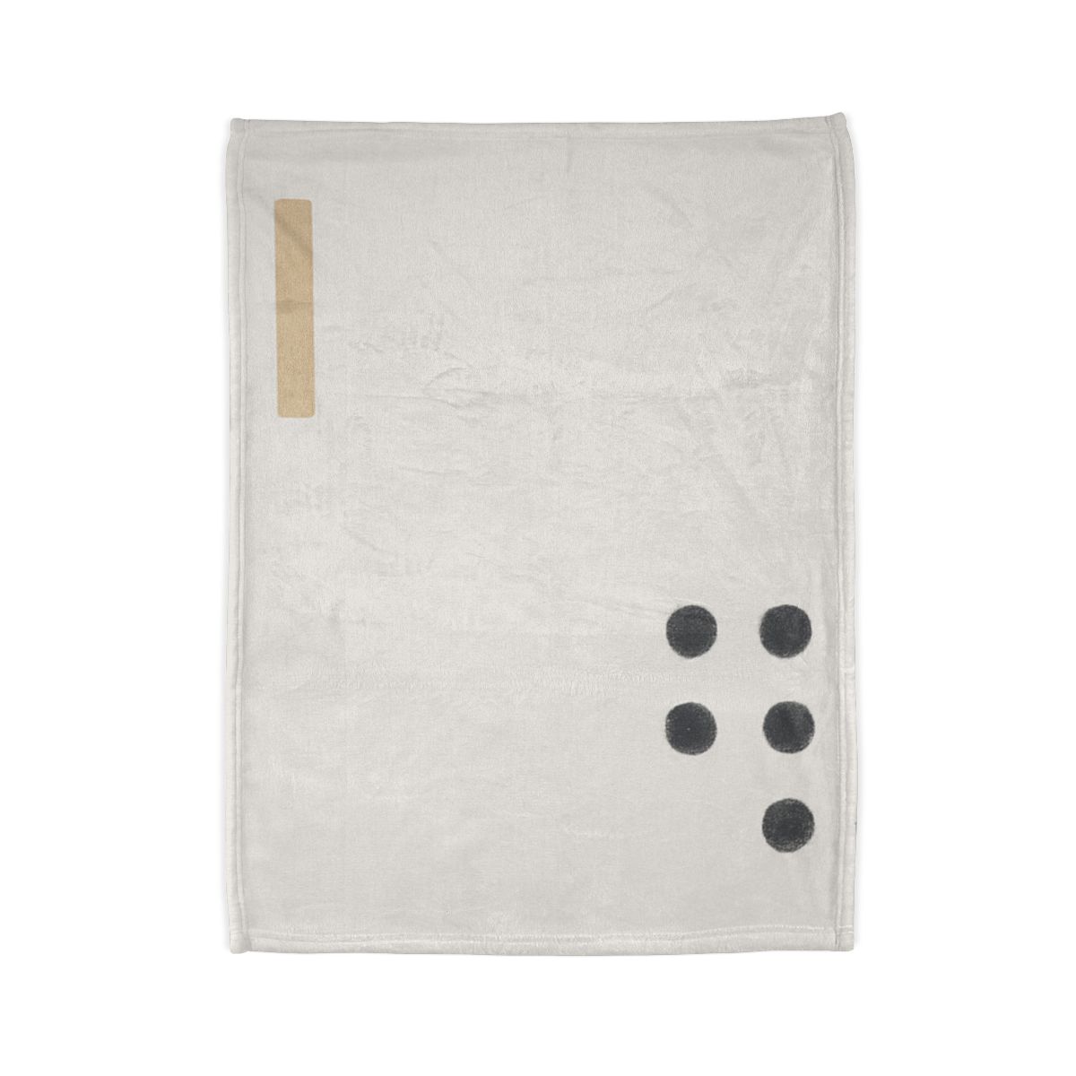 Clustered Dots With Missing Beat personalized cozy blankets