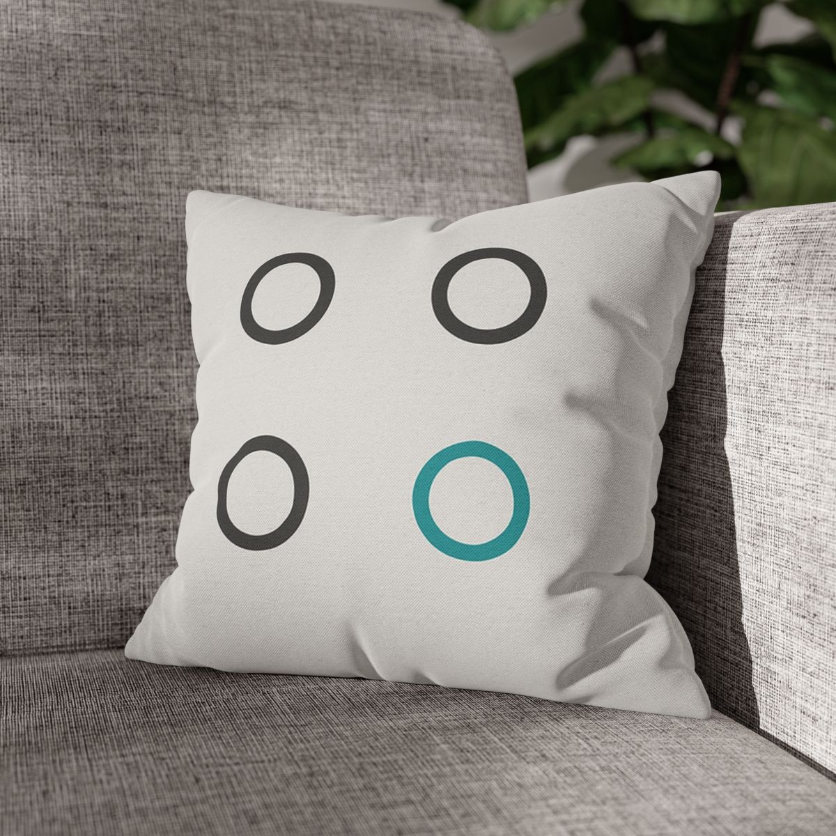 Clustered Dots With Missing Node trendy patterned pillow cases