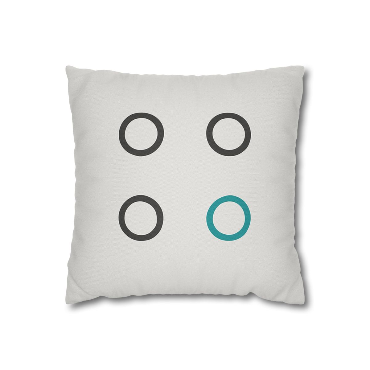 Clustered Dots With Missing Node trendy patterned pillow cases