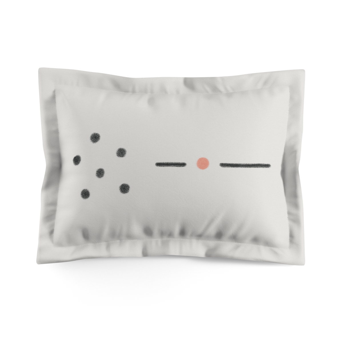Clustered Dots With Split Line personalized decorative pillows