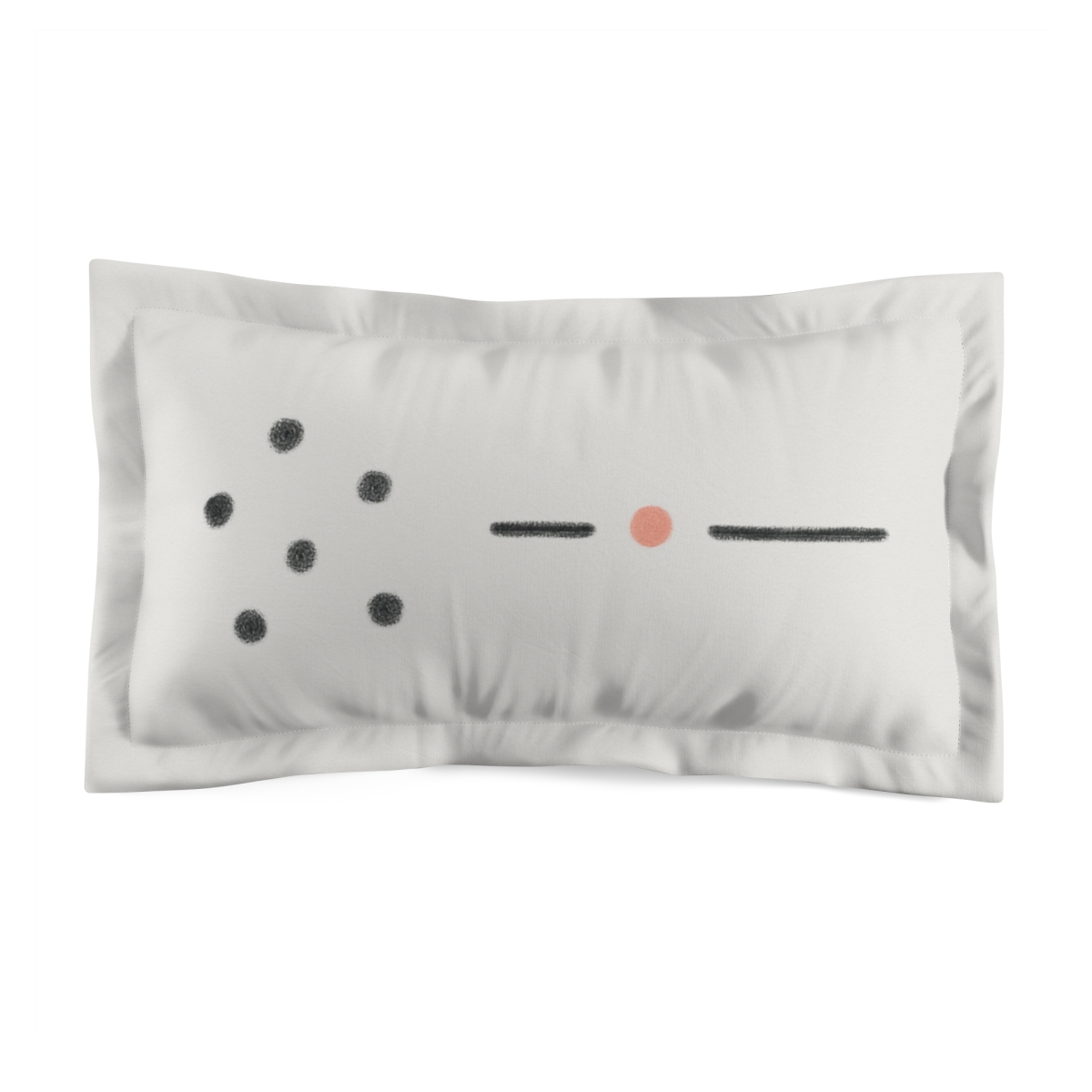 Clustered Dots With Split Line personalized decorative pillows