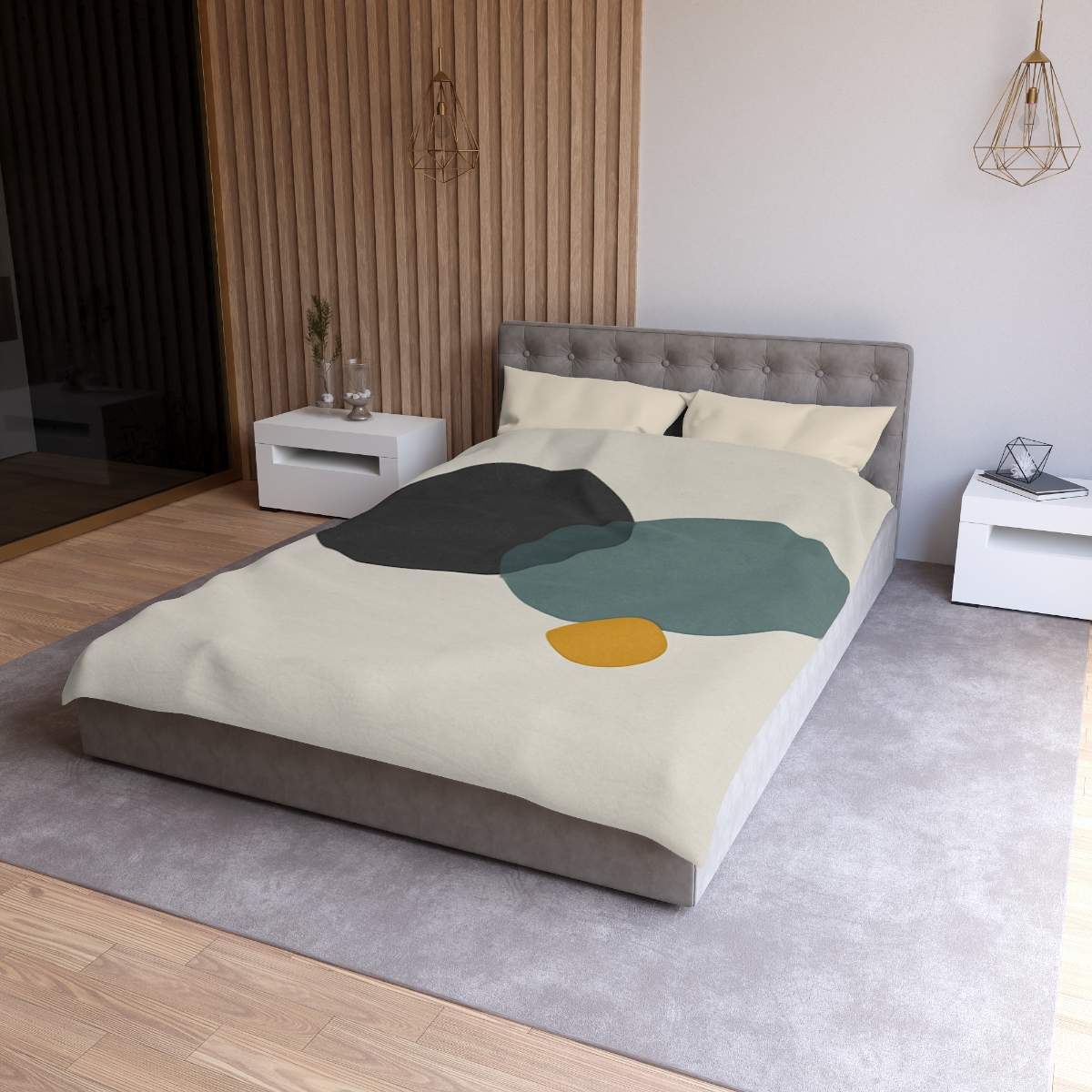 Clustered Three Circles With Pause warm winter duvets