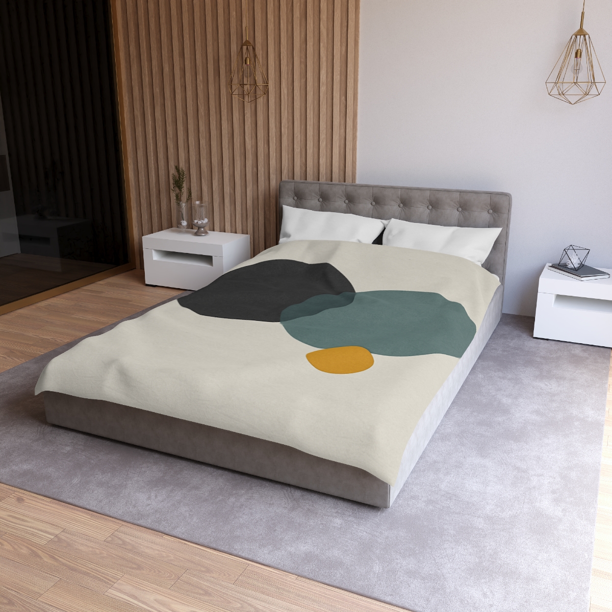 Clustered Three Circles With Pause warm winter duvets