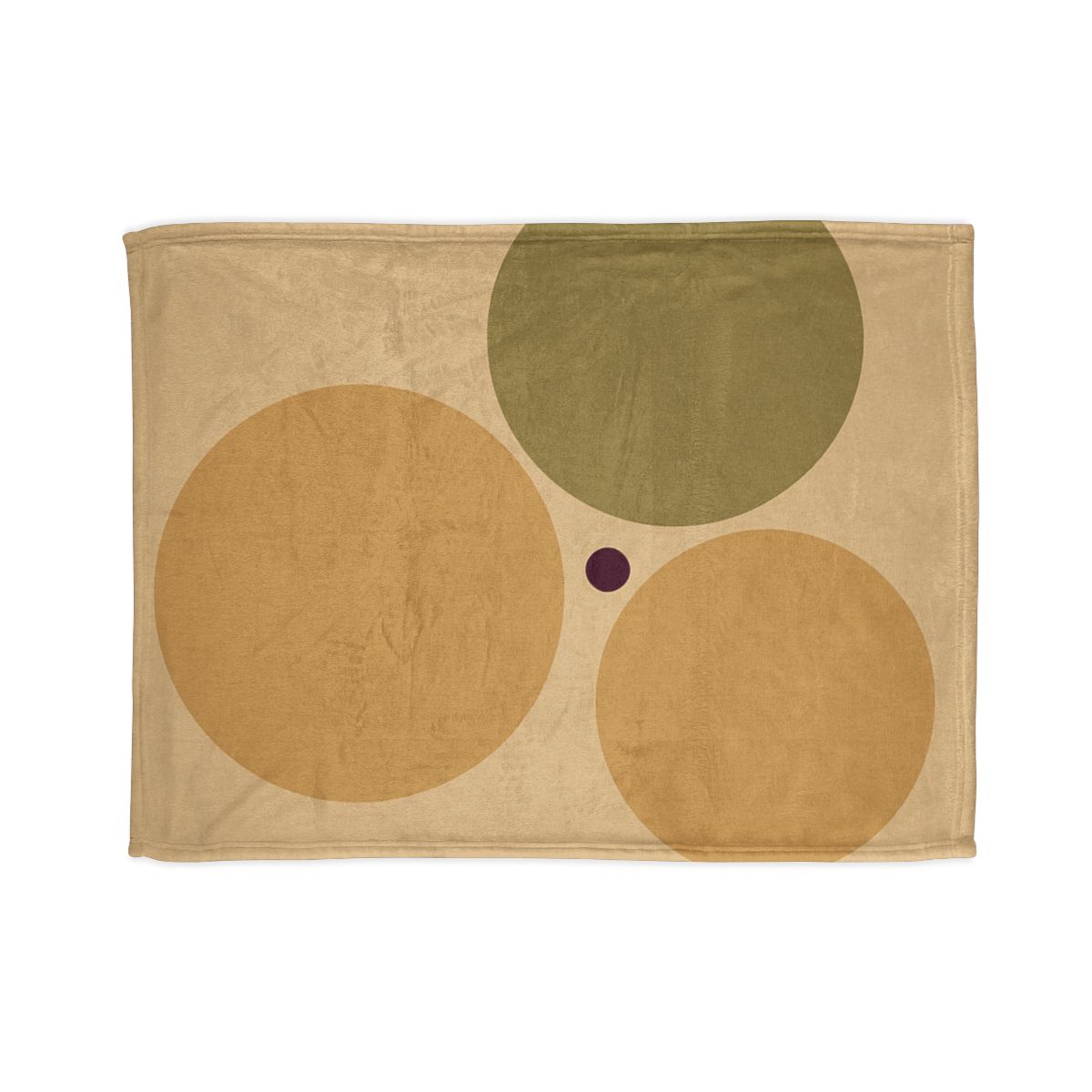 Clustered Three Circles With Quiet Gap decorative home blankets