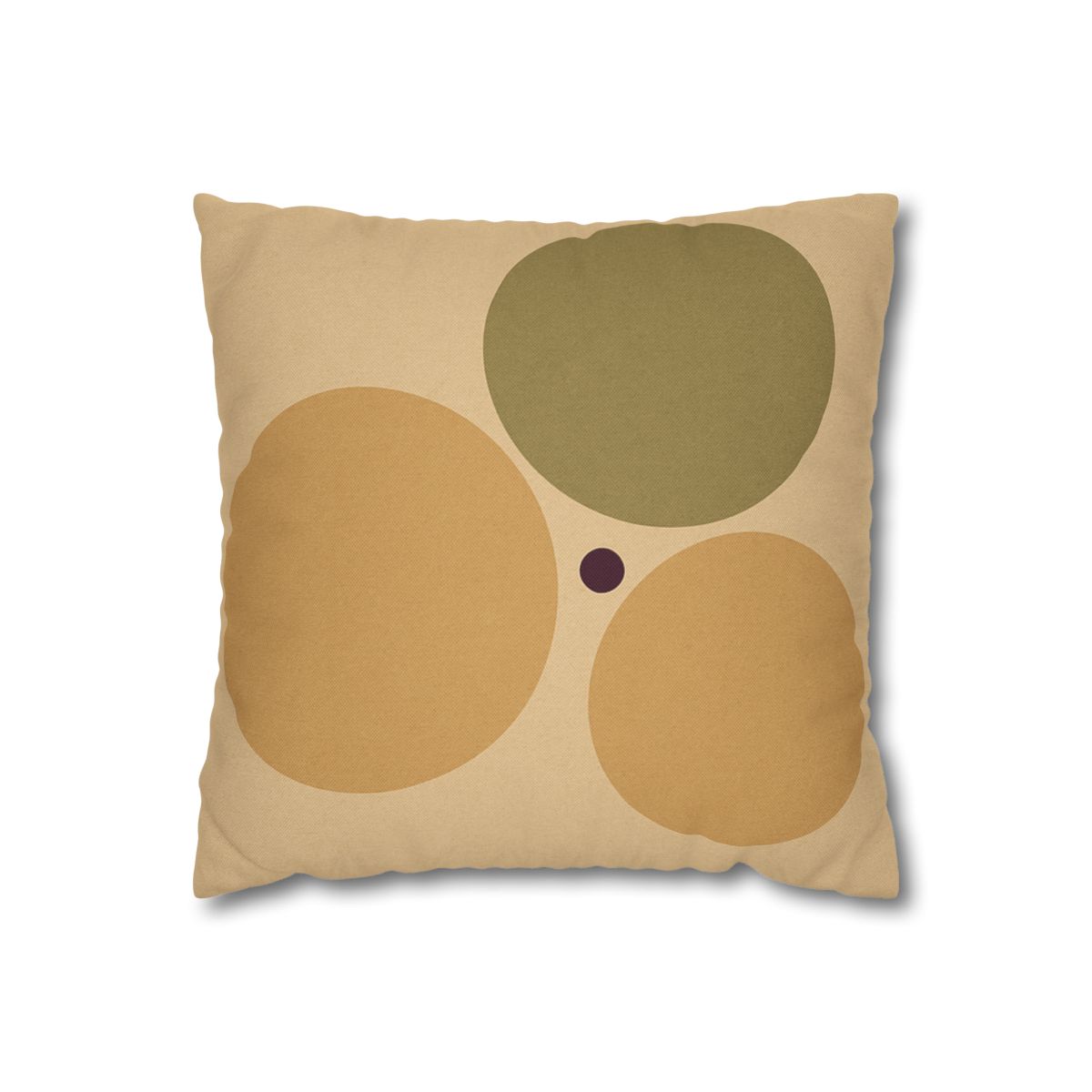 Clustered Three Circles With Quiet Gap trendy patterned pillow cases