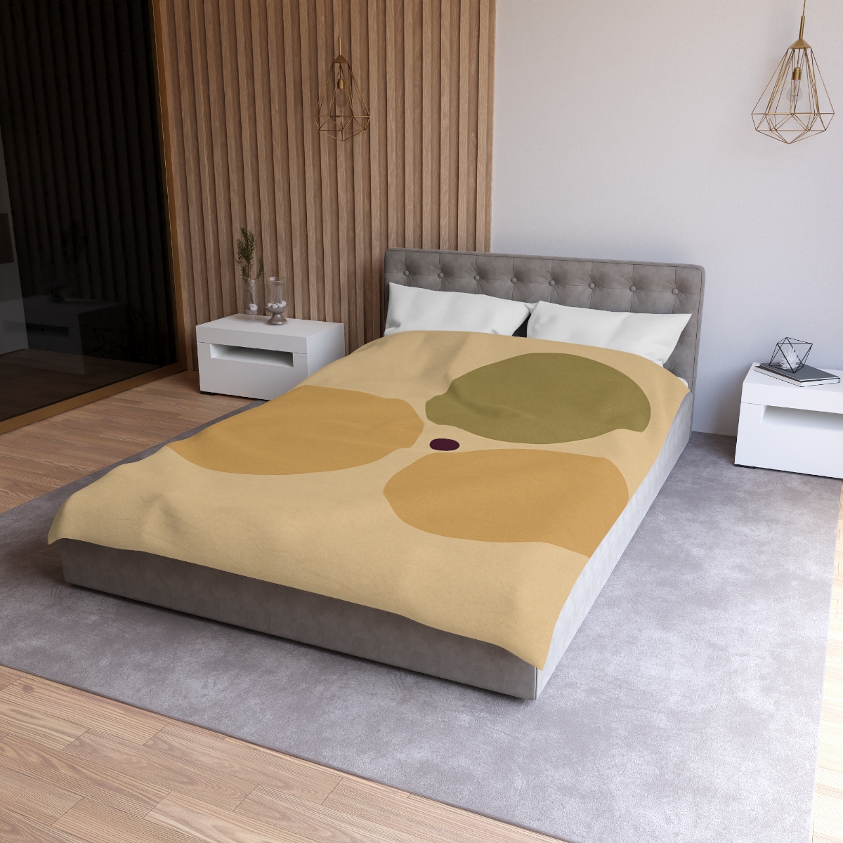 Clustered Three Circles With Quiet Gap trendy bedroom duvets