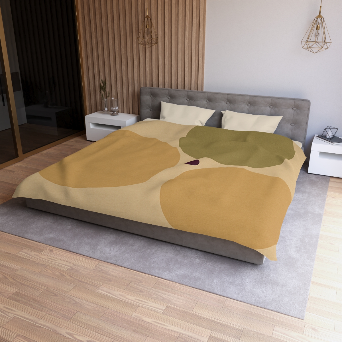 Clustered Three Circles With Quiet Gap trendy bedroom duvets