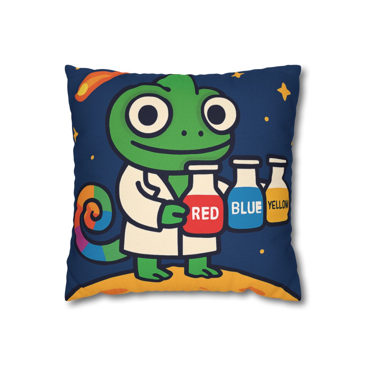 Comet Chameleon Color Lab stylish decorative pillowcases
