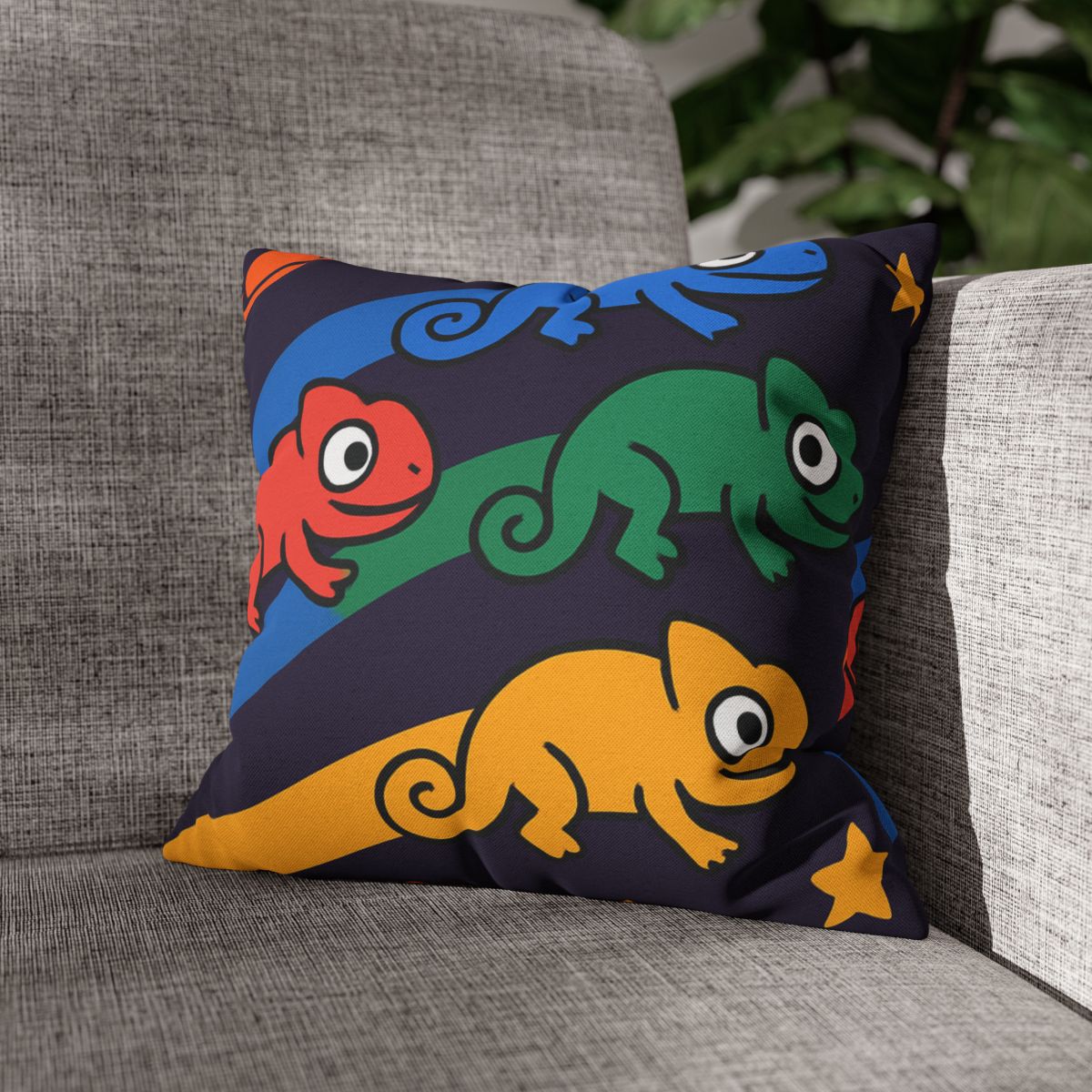 Comet Chameleons Color Changing Race soft cotton pillow cases