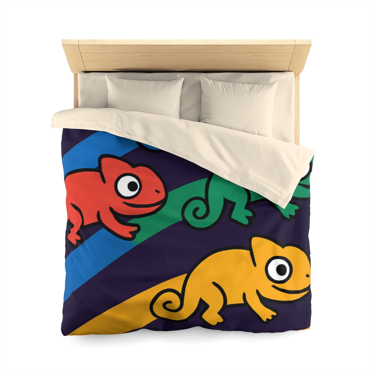 Comet Chameleons Color Changing Race stylish duvet covers