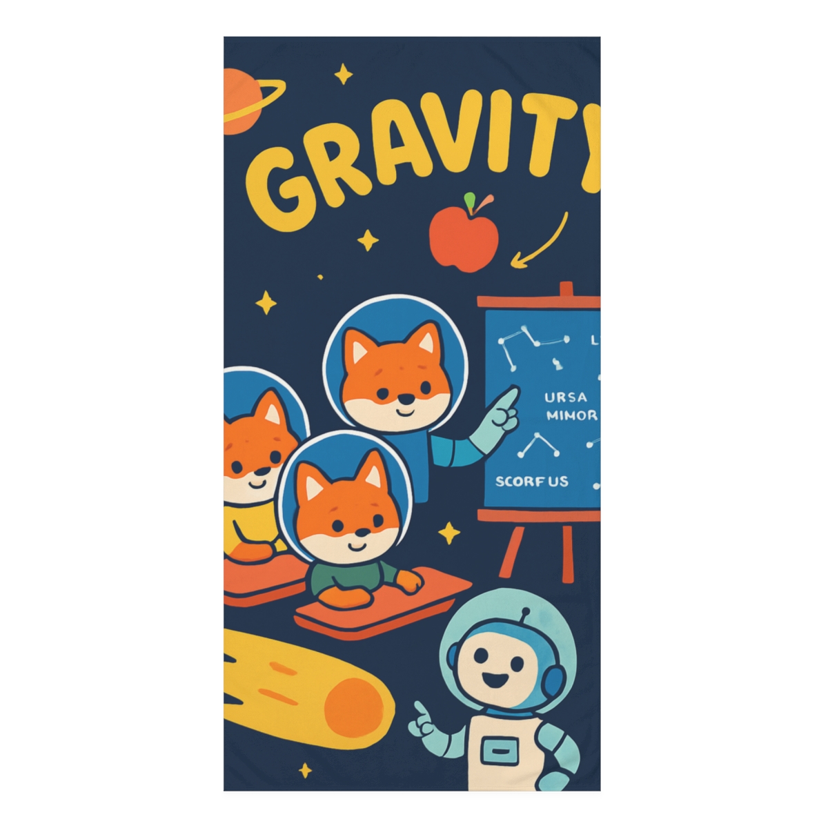 Comet Classroom For Curious Foxes comfortable face towels