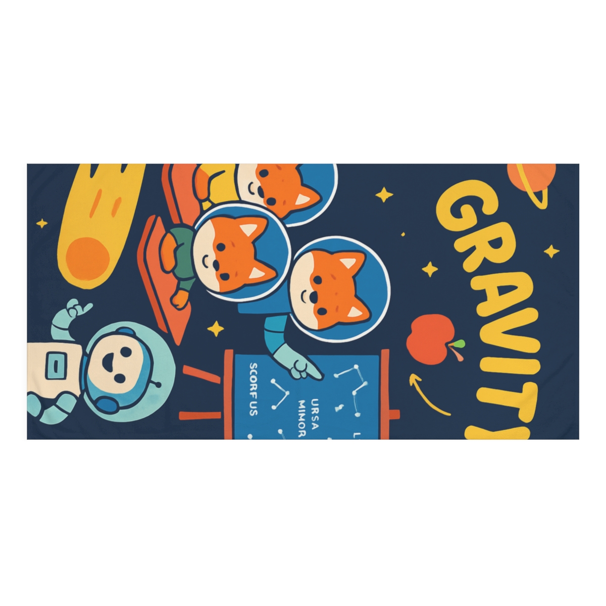 Comet Classroom For Curious Foxes comfortable face towels