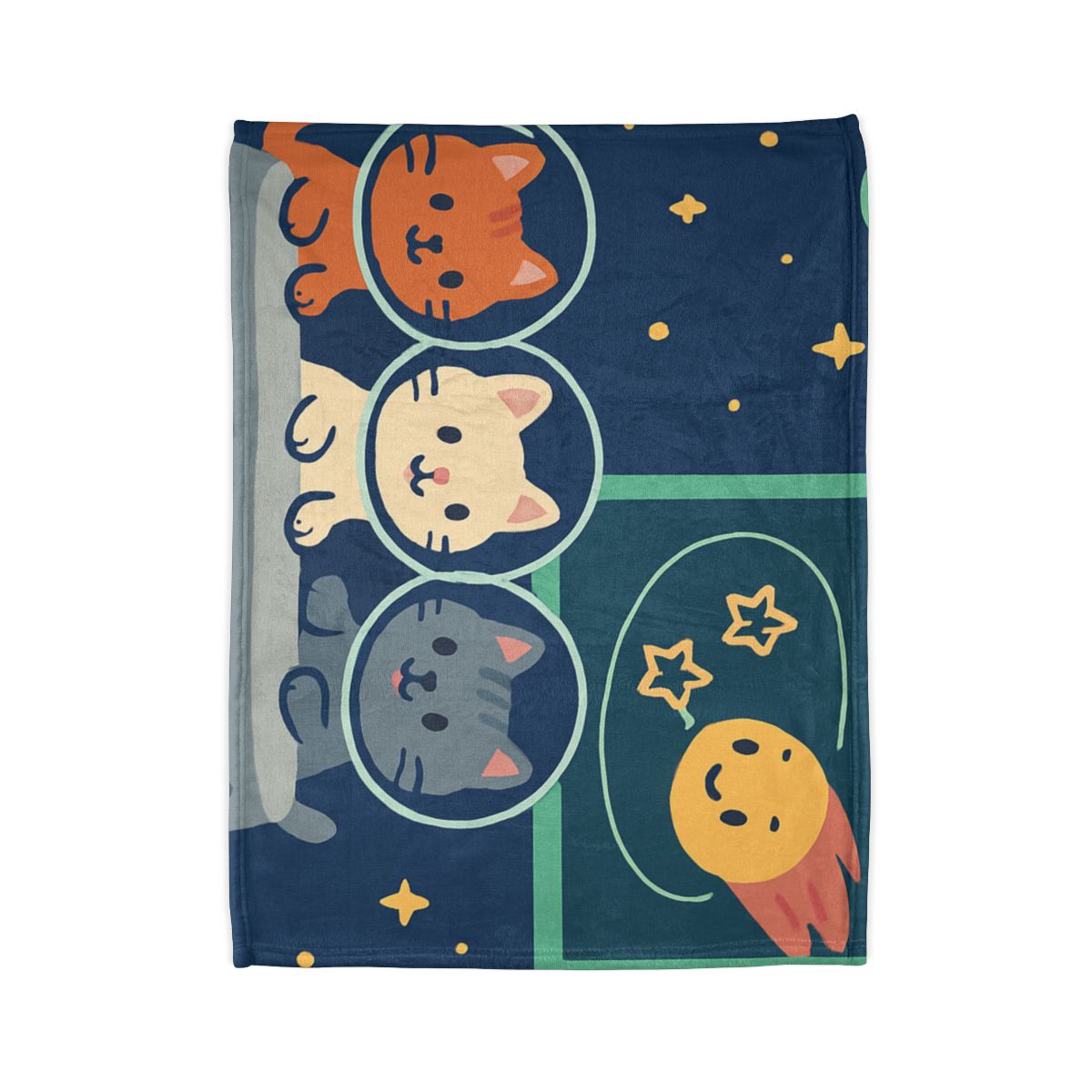 Comet Classroom For Curious Kittens decorative home blankets