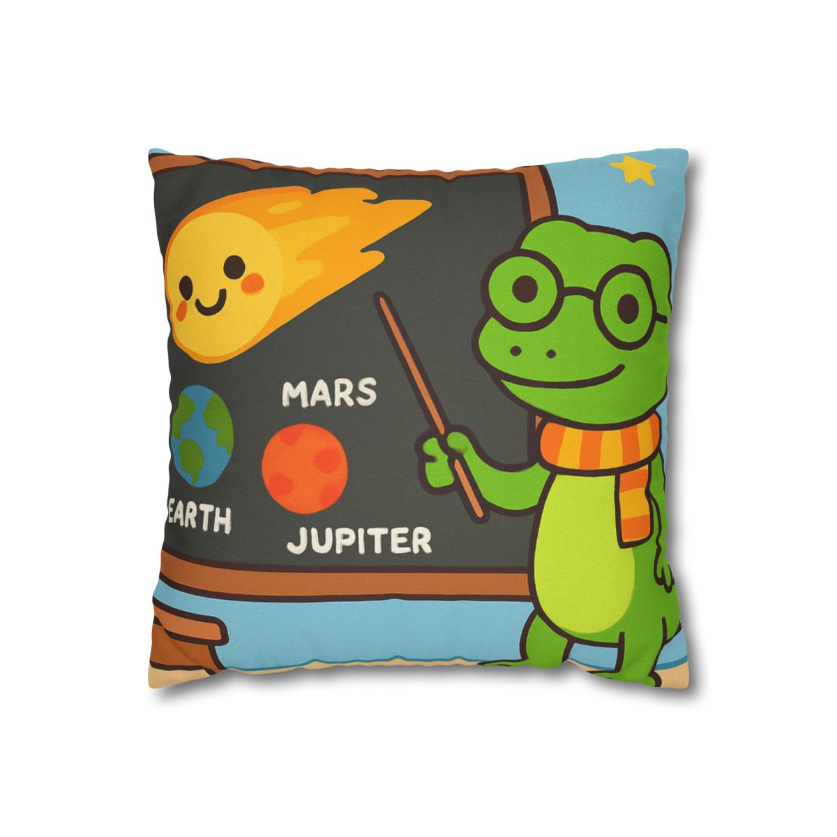 Comet Classroom Gecko custom pillow cases