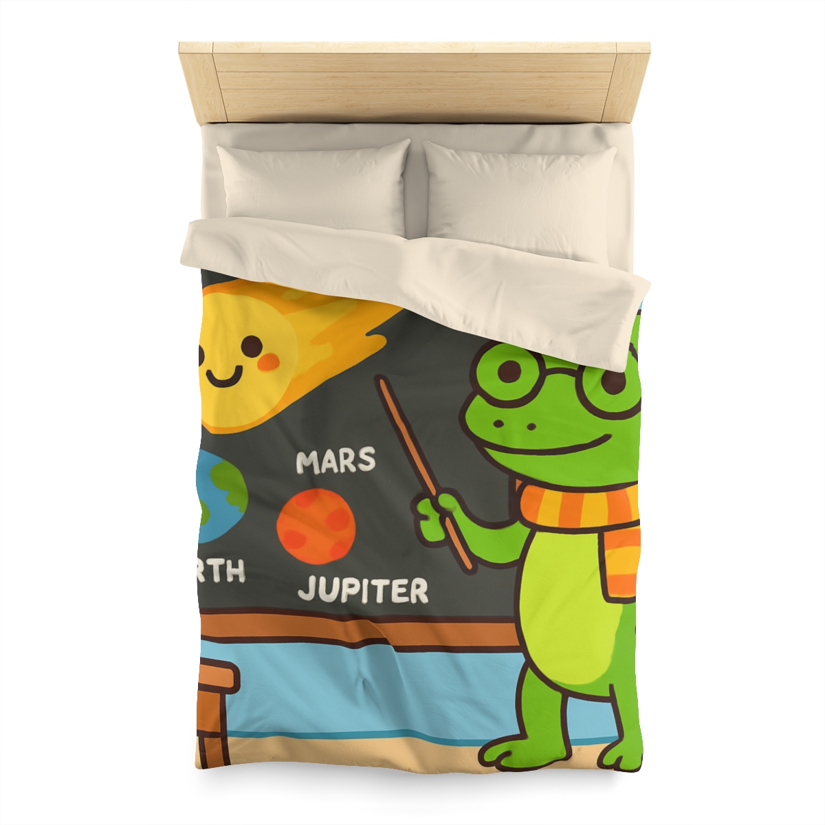 Comet Classroom Gecko custom duvets