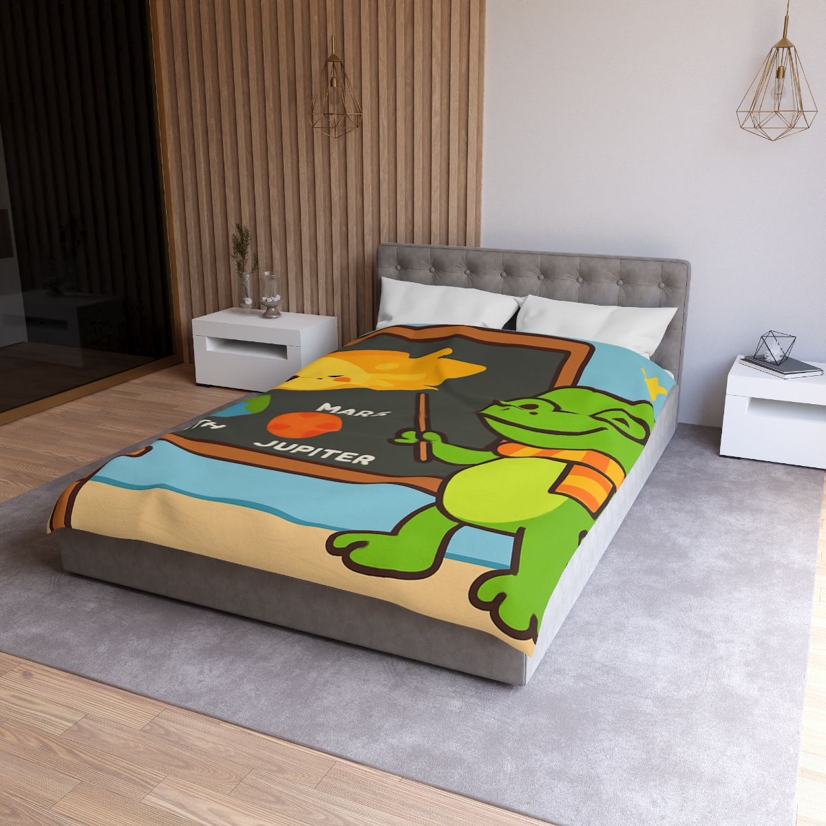 Comet Classroom Gecko custom duvets