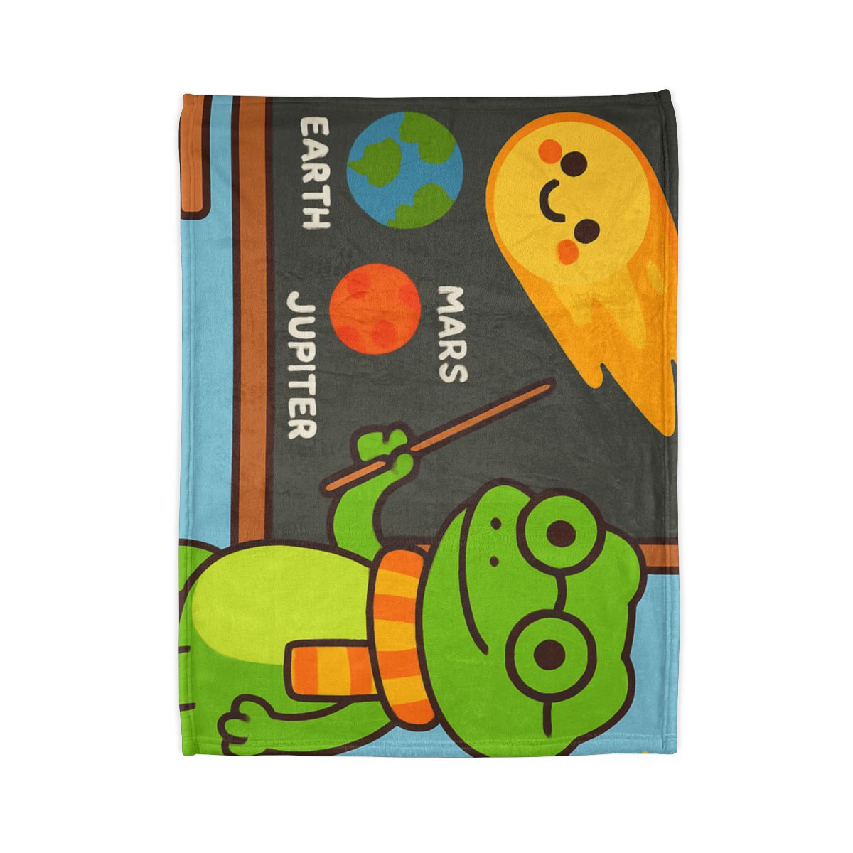 Comet Classroom Gecko designer printed blankets
