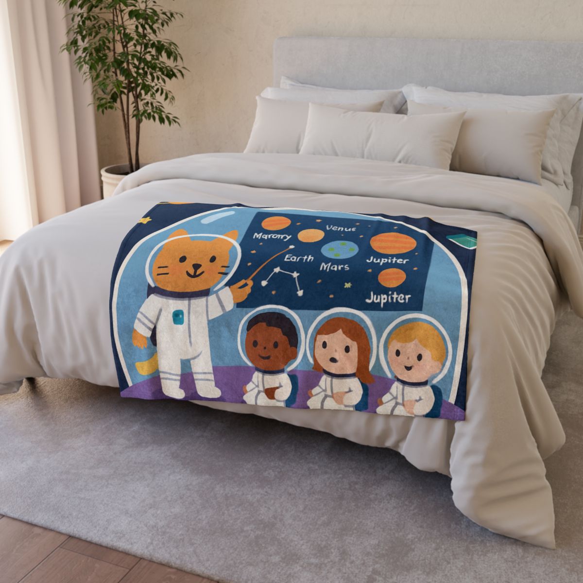 Comet Classroom In A Bubble Dome stylish throw blankets