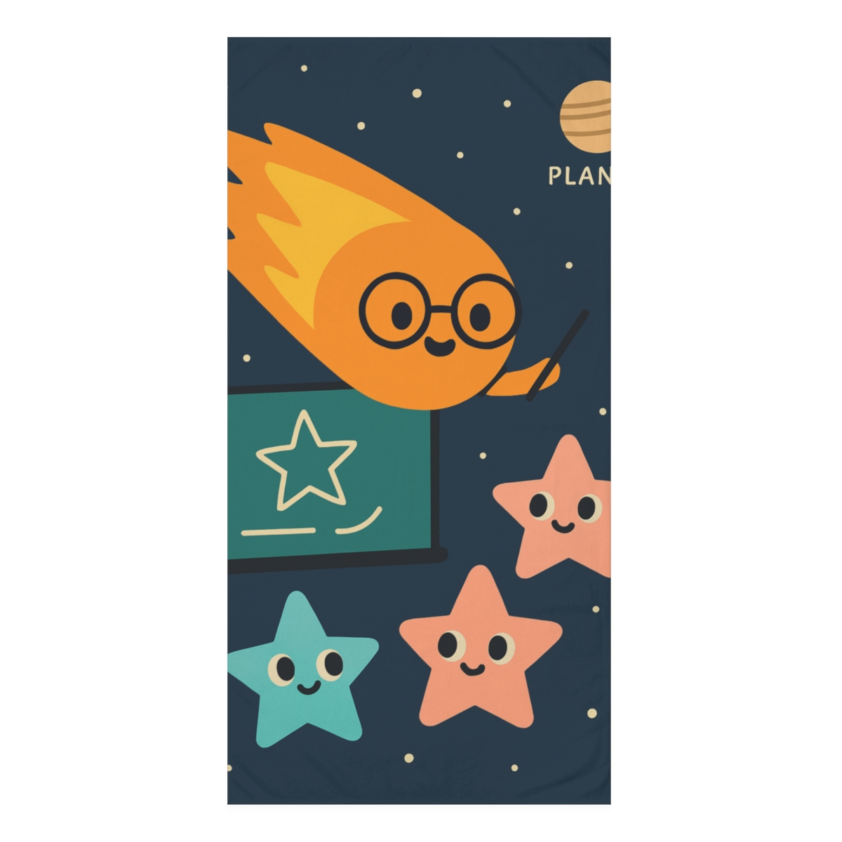 Comet Classroom In Space comfortable face towels