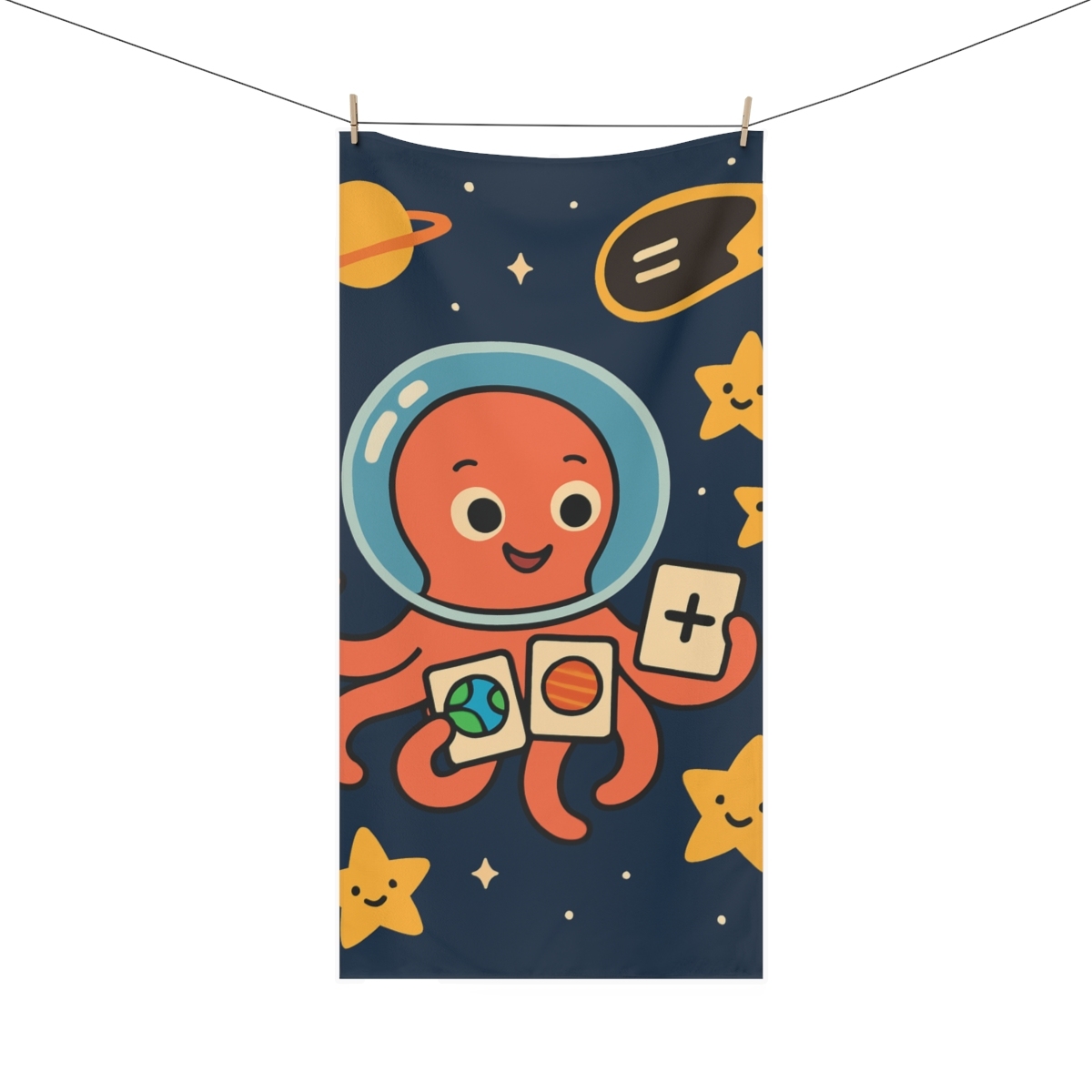 Comet Classroom Octopus unique gift towels