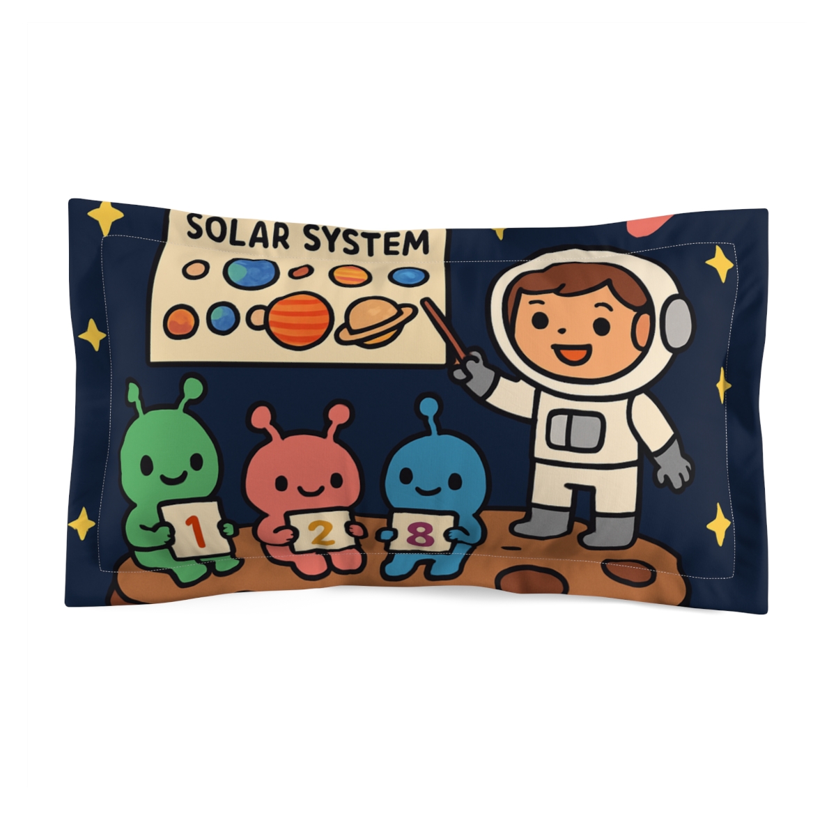 Comet Classroom On A Floating Asteroid comfortable bed pillows