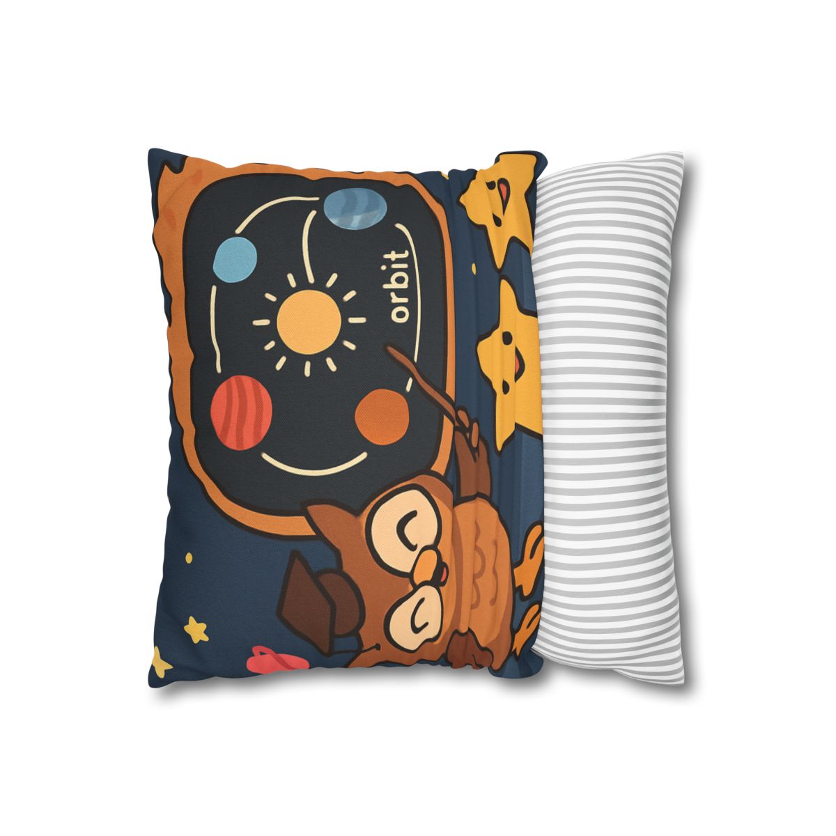 Comet Classroom Owl soft cotton pillow cases