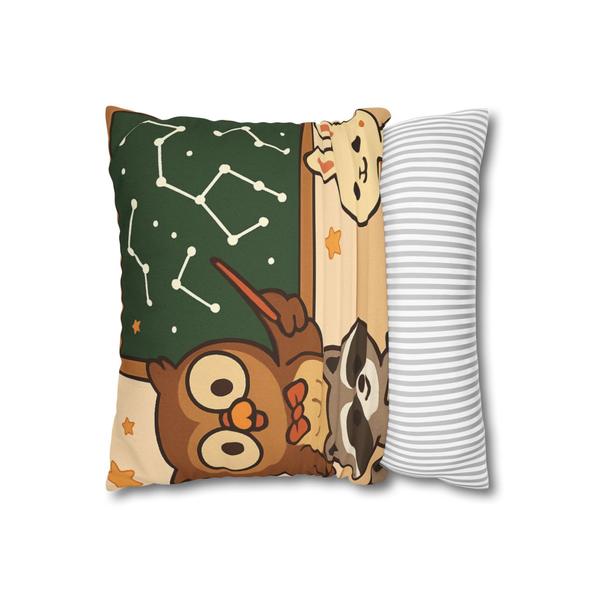 Comet Classroom Owl And The Star Map Chalkboard soft cotton pillow cases