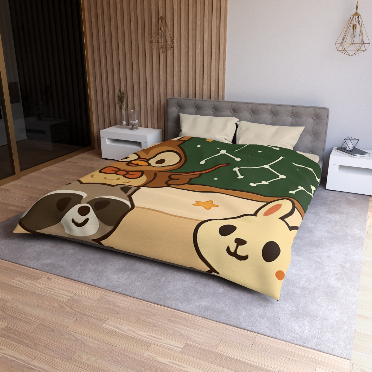 Comet Classroom Owl And The Star Map Chalkboard warm winter duvets