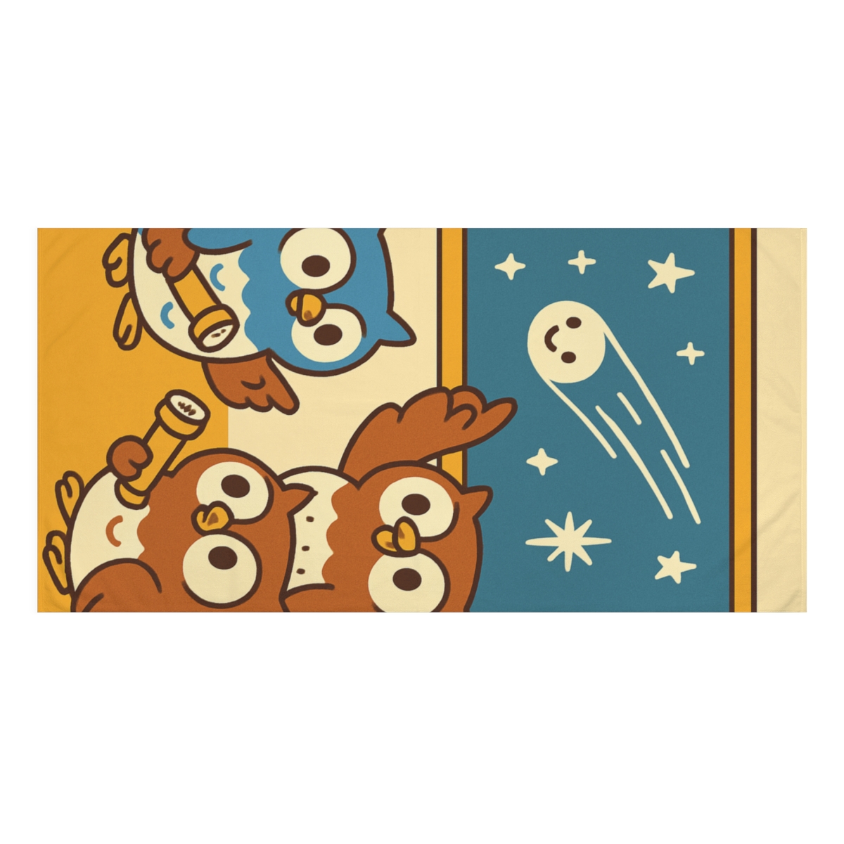 Comet Classroom Owls custom towels