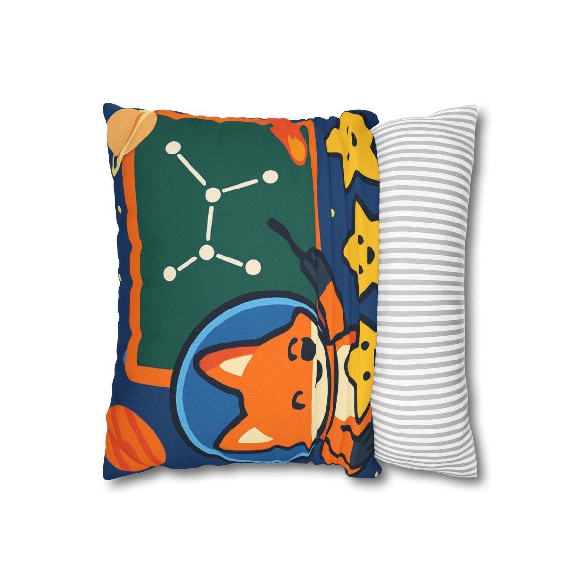 Comet Classroom Space Fox stylish decorative pillowcases